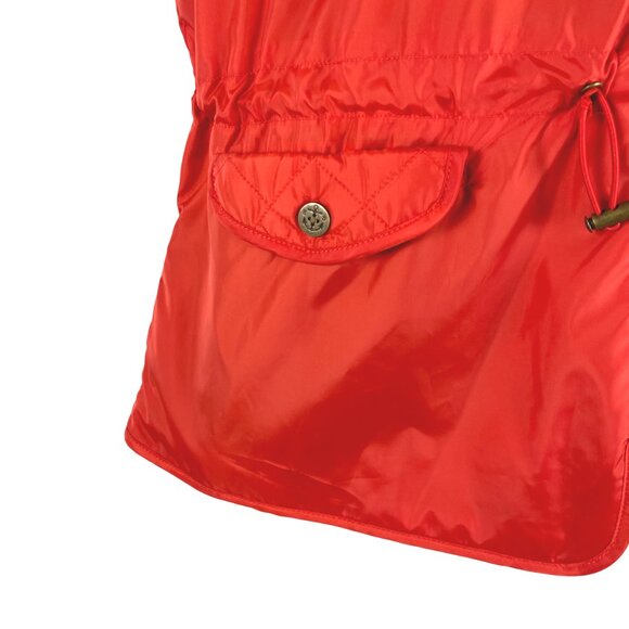 Brooks Brothers Quilted Vest Jacket Size 16 Red Full Zip Flawed NWT CJ-1744 - Picture 6 of 14